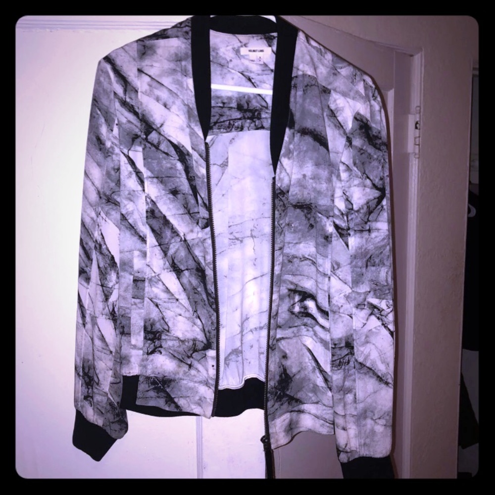 Silk Helmut Lang Bomber jacket